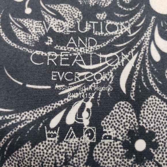 Evolution and Creation Floral Leggings - Picture 3 of 3